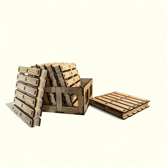 Pallet Coaster Set (6 Coasters)